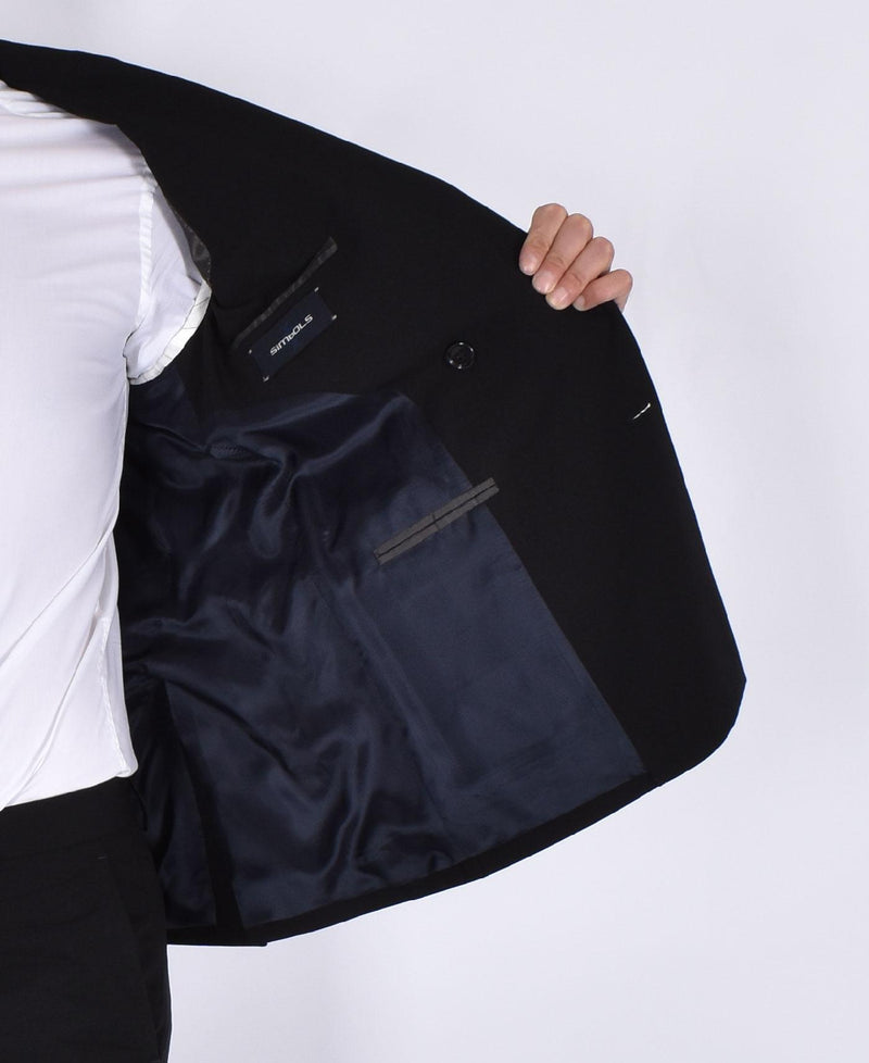 Abito Simbols doppiopetto nero A11840C090 SIMBOLS