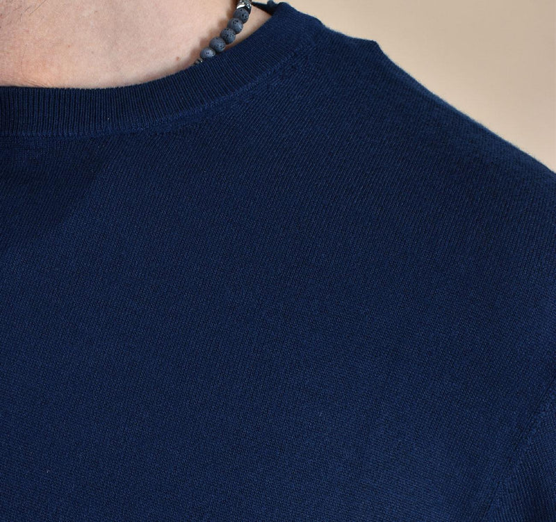 Maglia Mc2 Saint Barth blu Regent merino extrafine REGENT MERINO62 MC2 SAINT BARTH