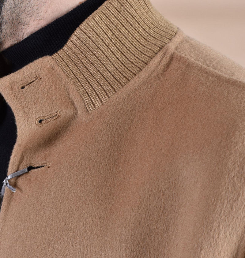 Giubbino Daniele Alessandrini bomber cammello J00401 DANIELE ALESSANDRINI