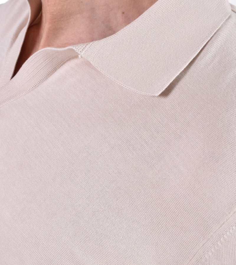 Polo Gran Sasso Suvin manica lunga beige 
