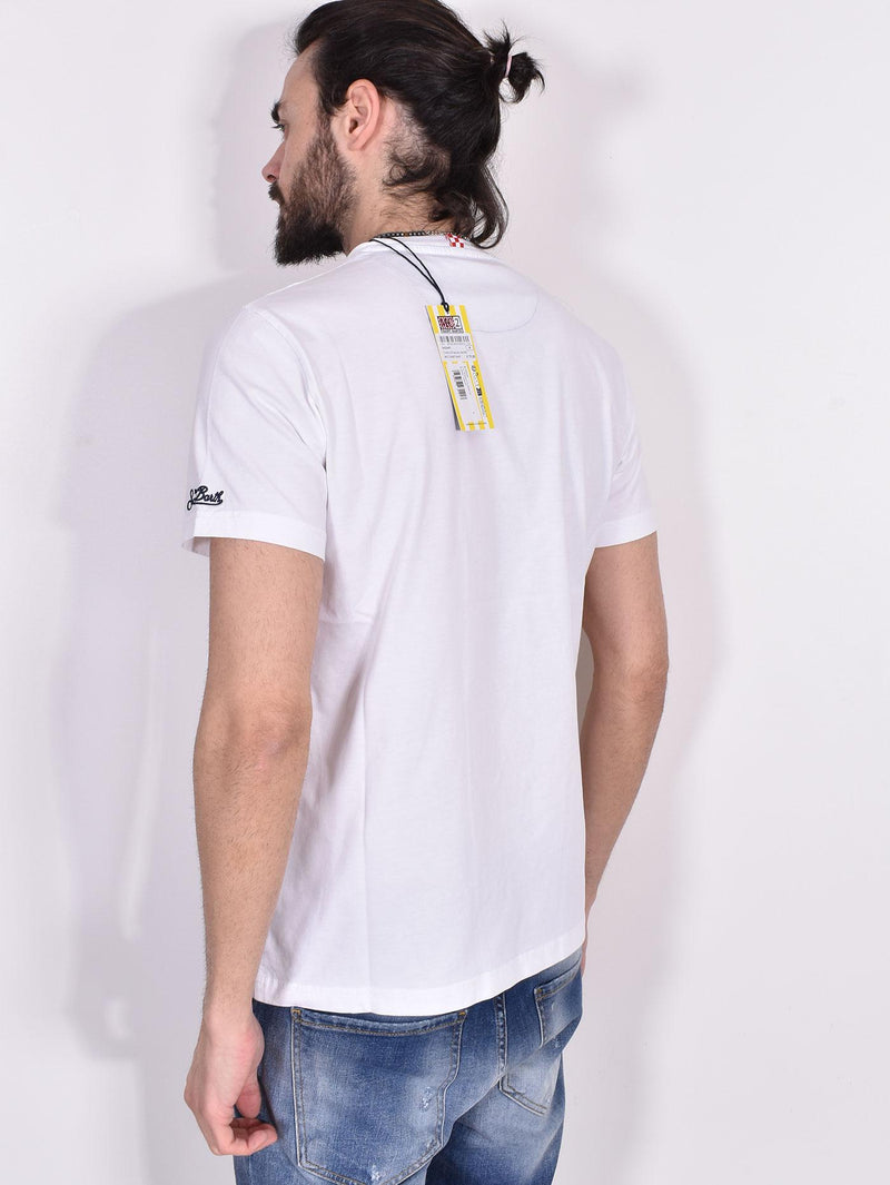 T-shirt Mc2 Saint Barth bianca tequila classic 0422461 MC2 SAINT BARTH