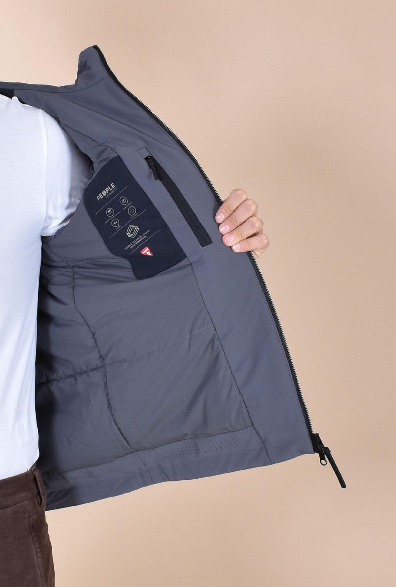 Giubbotto People of Shybuya shikoku grigio PM781960 People of Shibuya