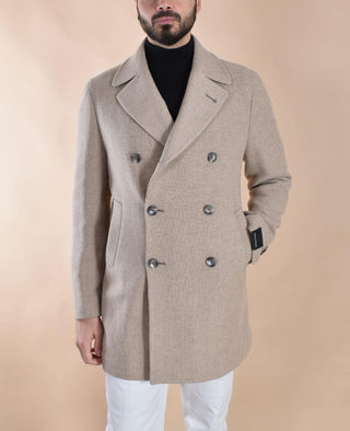 Cappotto Tagliatore C-Stephan beige doppiopetto lana C-STEPHAN 340227ET816 TAGLIATORE