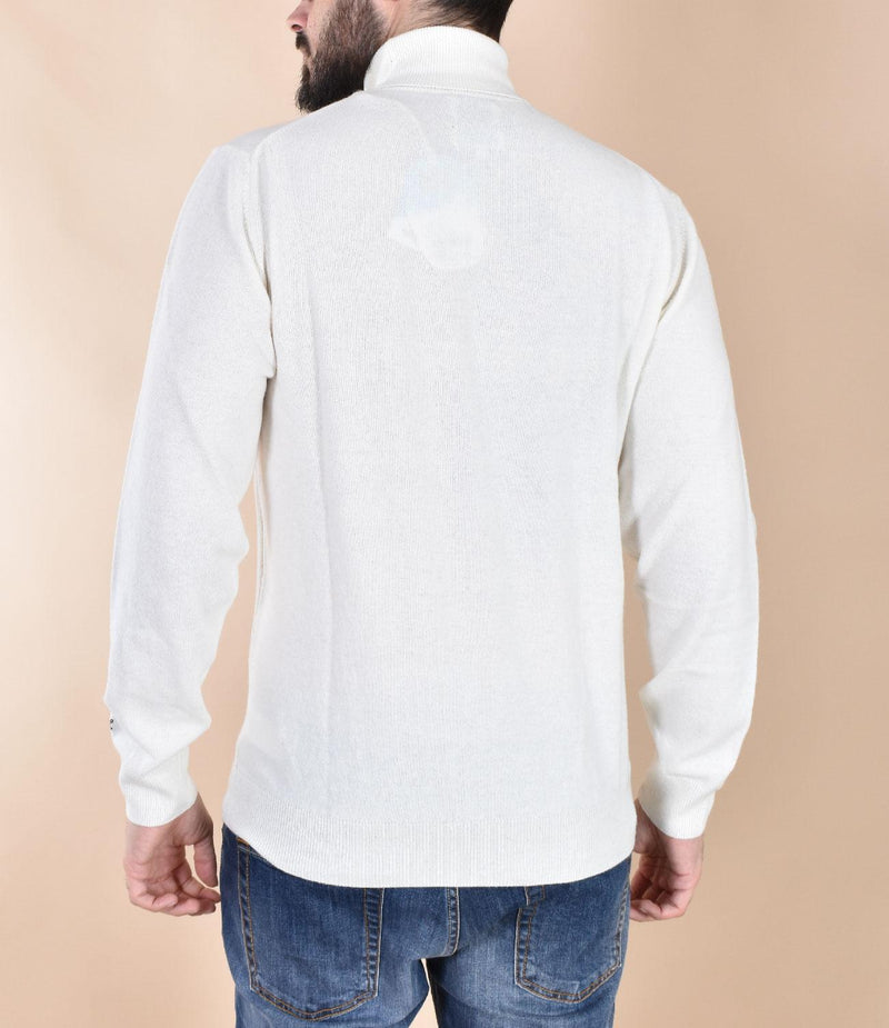 Maglia dolcevita Mc2 Saint Barth Vacanze di Natale logo bianca DL0222610 MC2 SAINT BARTH