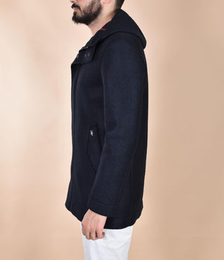 Cappotto BoB blu notte Wick cappuccio WICK15302 BOB