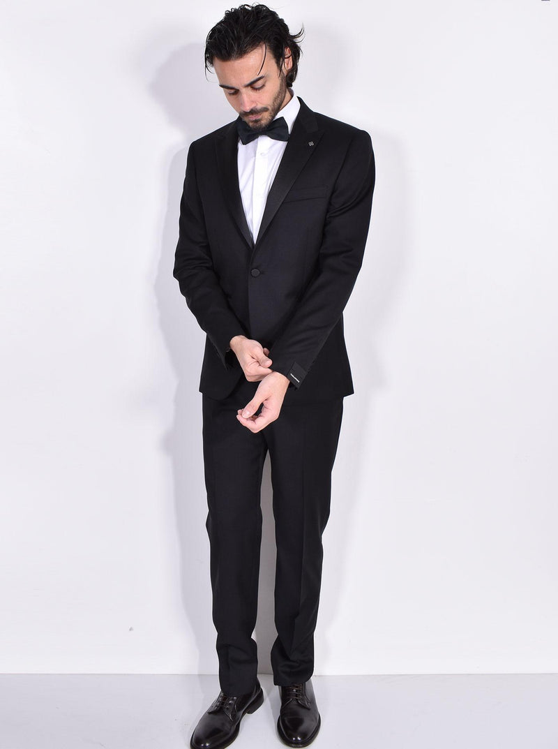 Abito Tagliatore smoking nero petto lancia SFBR15A01 super 110's SFBR15A01N5012 TAGLIATORE