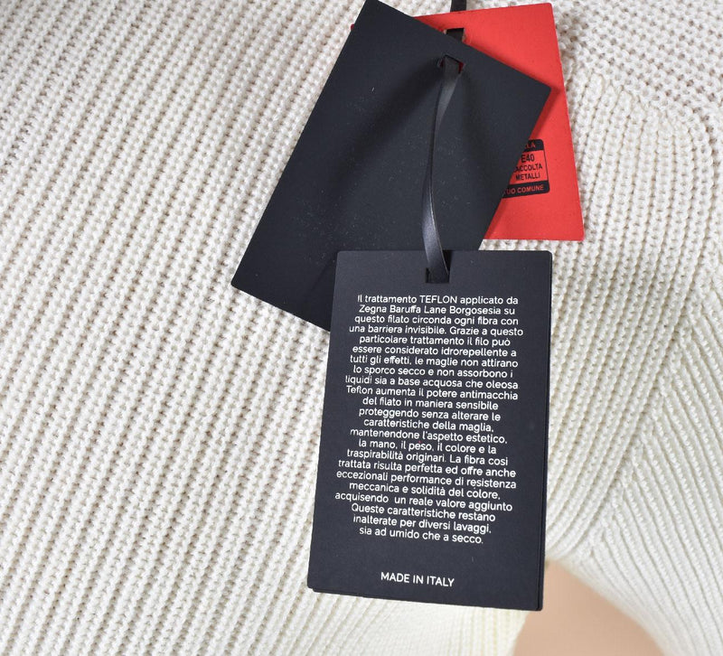 Maglia Gran Sasso lupetto bianco panna Rain Wool 24118 24601005 GRAN SASSO