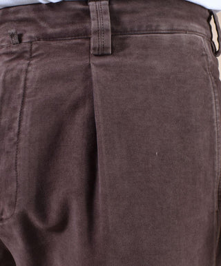 Pantalone Berwich velvet stretch marrone velluto DV200001 BERWICH