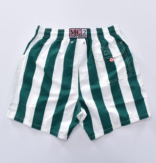Costume bagno Mc2 Saint Barth beach stripes verde bianco 019465101 MC2 SAINT BARTH