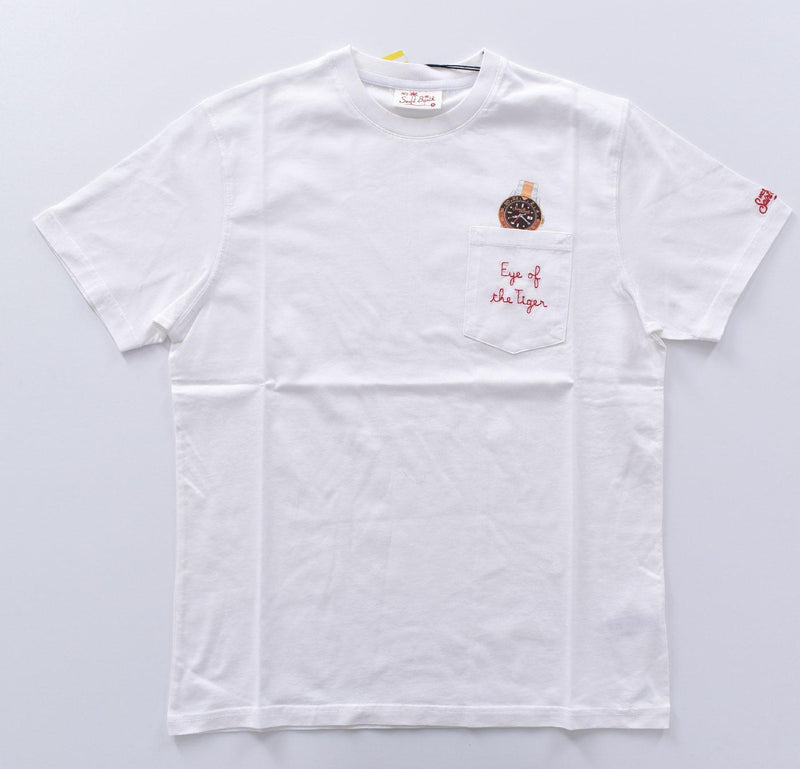 T-shirt Mc2 Saint Barth orologio Eye tiger 