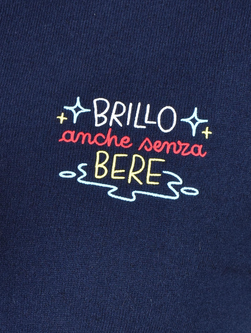 Maglia Mc2 Saint Barth blu brillo senza bere 0067361 MC2 SAINT BARTH