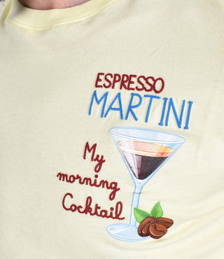 T-shirt Mc2 Saint Barth Espresso Martini giallo paglino 0355692 MC2 SAINT BARTH