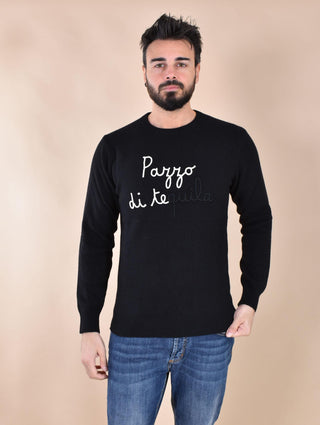 Maglia Mc2 Saint Barth nero Pazzo di tequila 0289800 MC2 SAINT BARTH