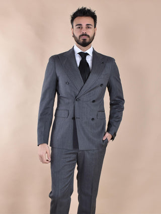 Abito Tagliatore invernale doppiopetto grigio nero 2SVS20B11 060107N3014 TAGLIATORE