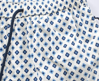 Costume bagno Mc2 Saint Barth refined bianco fiori 0009110 MC2 SAINT BARTH