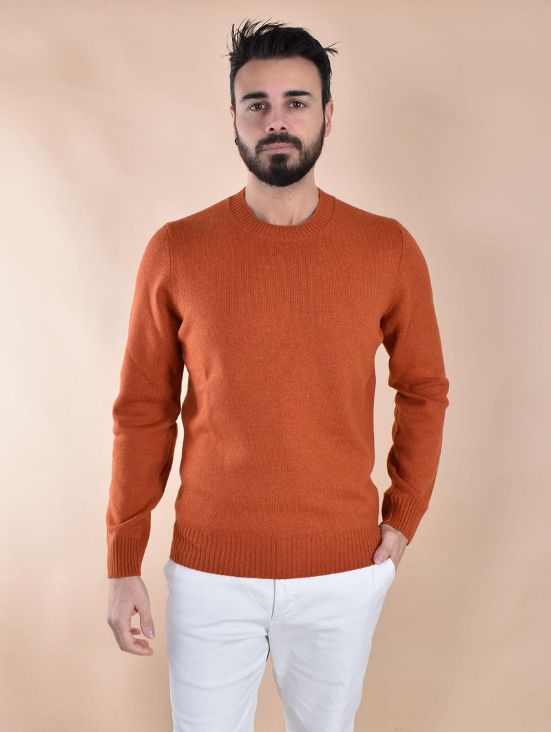 Maglia Gran Sasso ruggine girocollo Super Geelong 23131 25012373 GRAN SASSO