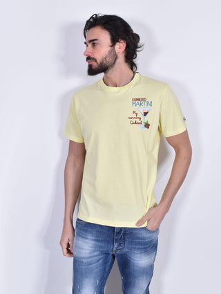 T-shirt Mc2 Saint Barth Espresso Martini giallo paglino 0355692 MC2 SAINT BARTH