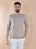 Maglia Gran Sasso extrafine merinos beige girocollo sottile