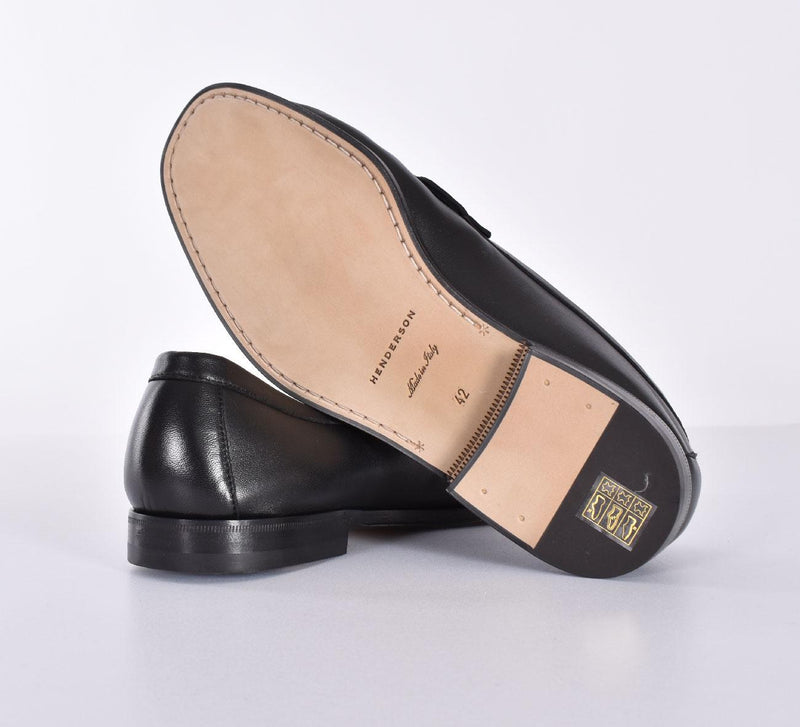 Mocassini Henderson nero nappa 