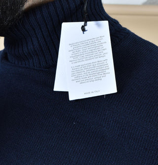 Dolcevita Gran Sasso merinos extrafine blu navy 23197 14212598 GRAN SASSO