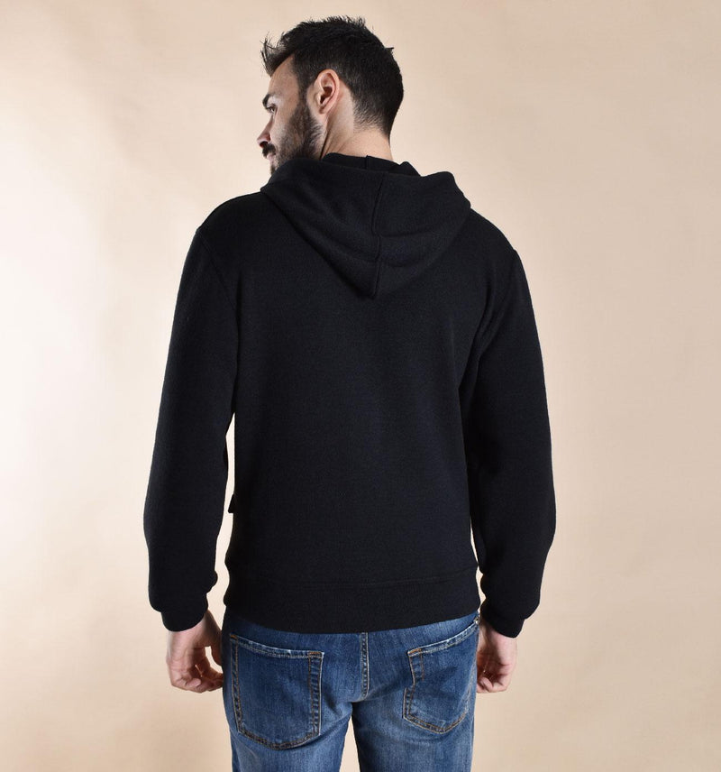 Felpa Yes London lana nero XMF396802 YES LONDON