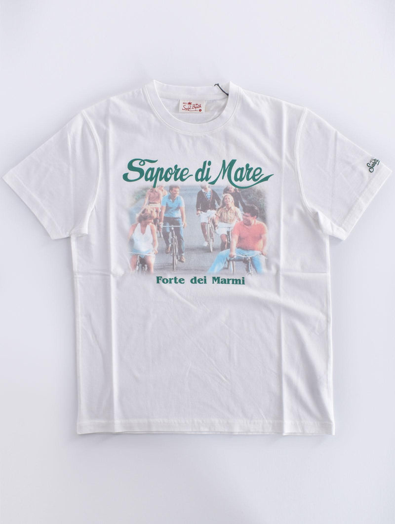 T-shirt Mc2 Saint Barth sapore di mare bici 