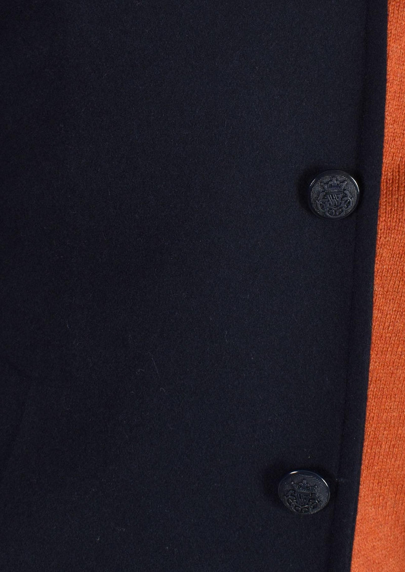 Cappotto RPL blu cappuccio monopetto C801 RPL