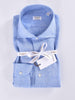 Camicia Borriello lino azzurro