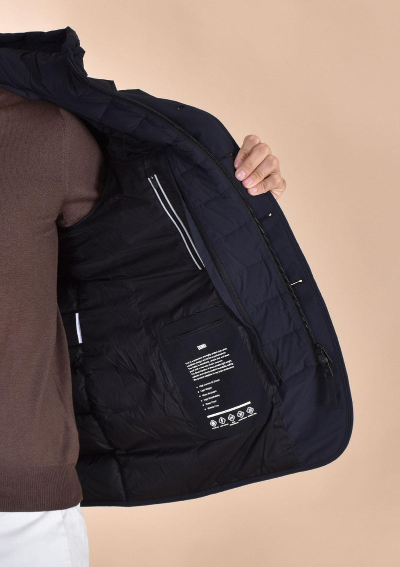 Giubbotto Duno Master Licosa blu notte cappuccio MASTER H845 DUNO