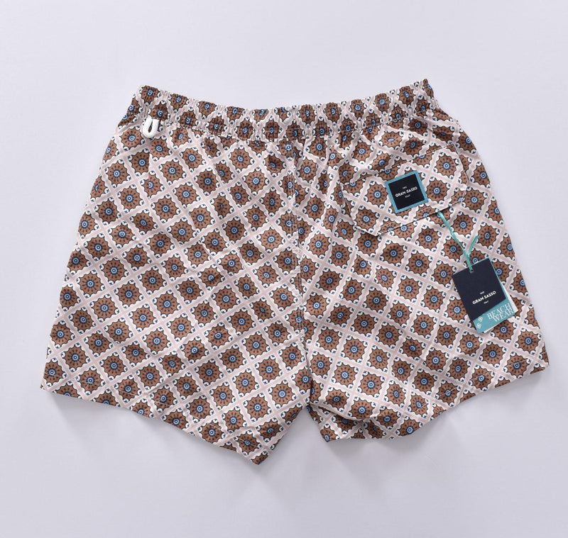 Costume bagno Gran Sasso fantasia marrone 