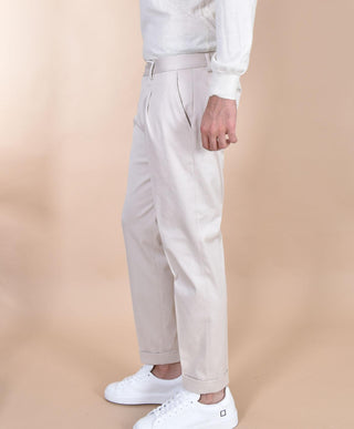 Pantalone Be Able ricky regular bianco twill GSO GSO RICK02 BE ABLE