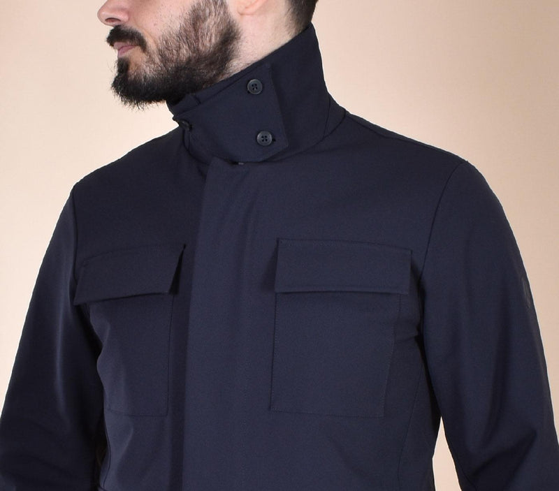 Giubbotto People of Shybuya blu kasugai PM981790 People of Shibuya