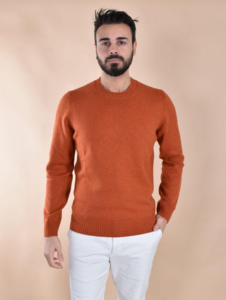 Maglia Gran Sasso ruggine girocollo Super Geelong 23131 25012373 GRAN SASSO