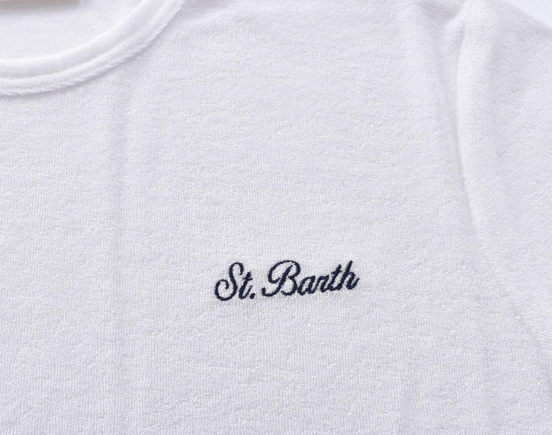 T-shirt Mc2 Saint Barth spugna bianca sponge GARY01 MC2 SAINT BARTH
