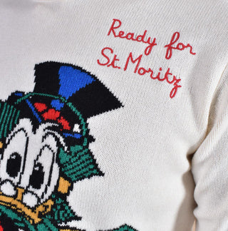 Maglia Mc2 Saint Barth paperone scrooge ready bianca 0010510 MC2 SAINT BARTH