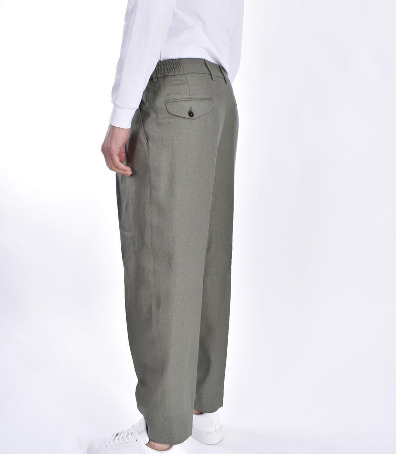 Pantalone Be Able Sammy lino verde 