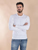 Maglia Gran Sasso lana cashmere bianco sottile