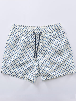 Costume bagno Mc2 Saint Barth refined bianco fiori 0009110 MC2 SAINT BARTH