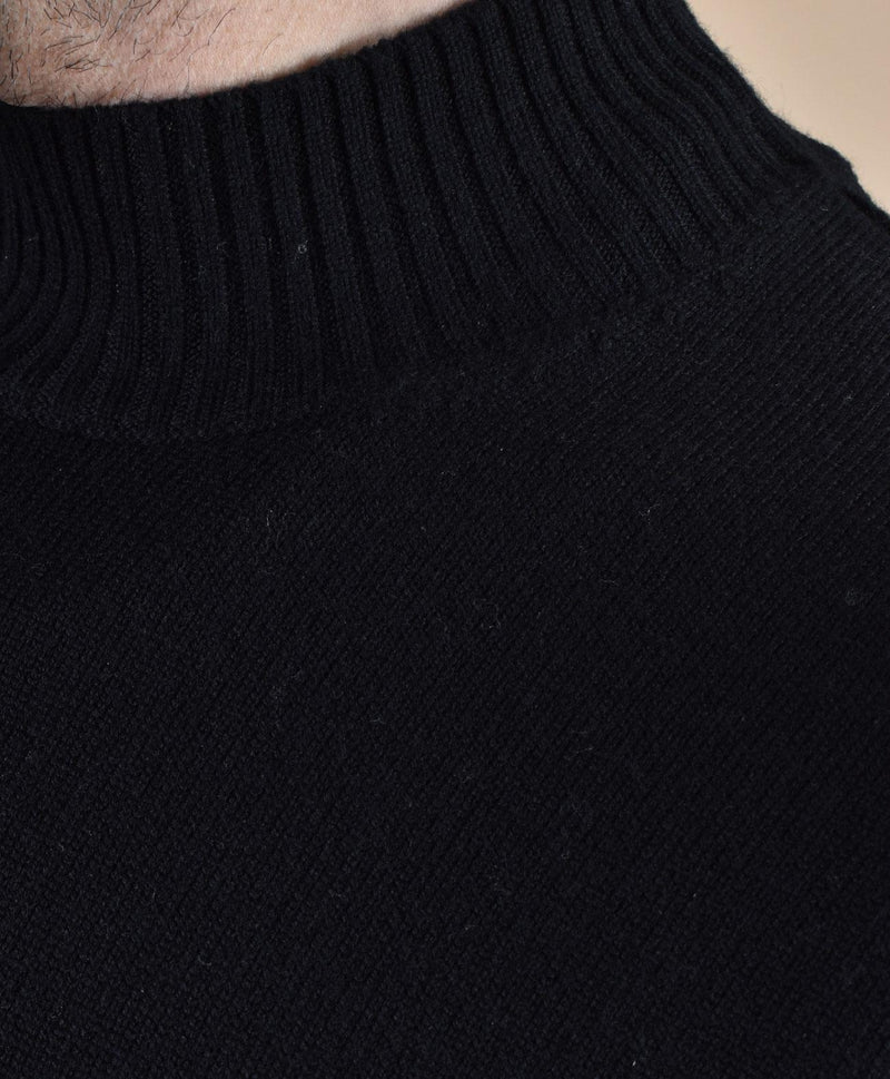 Maglia Hosio lupetto nero 112M3701 HOSIO