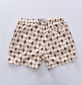 Costume bagno Mc2 Saint Barth wild watch bianco orologi tigre 0512911 MC2 SAINT BARTH