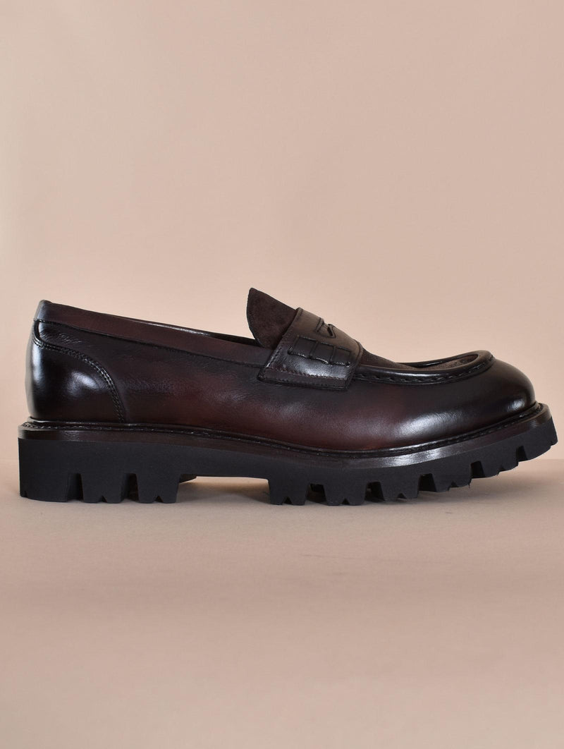 Mocassini Claudio Marini fatte a mano testa di moro pelle 832801 CLAUDIO MARINI