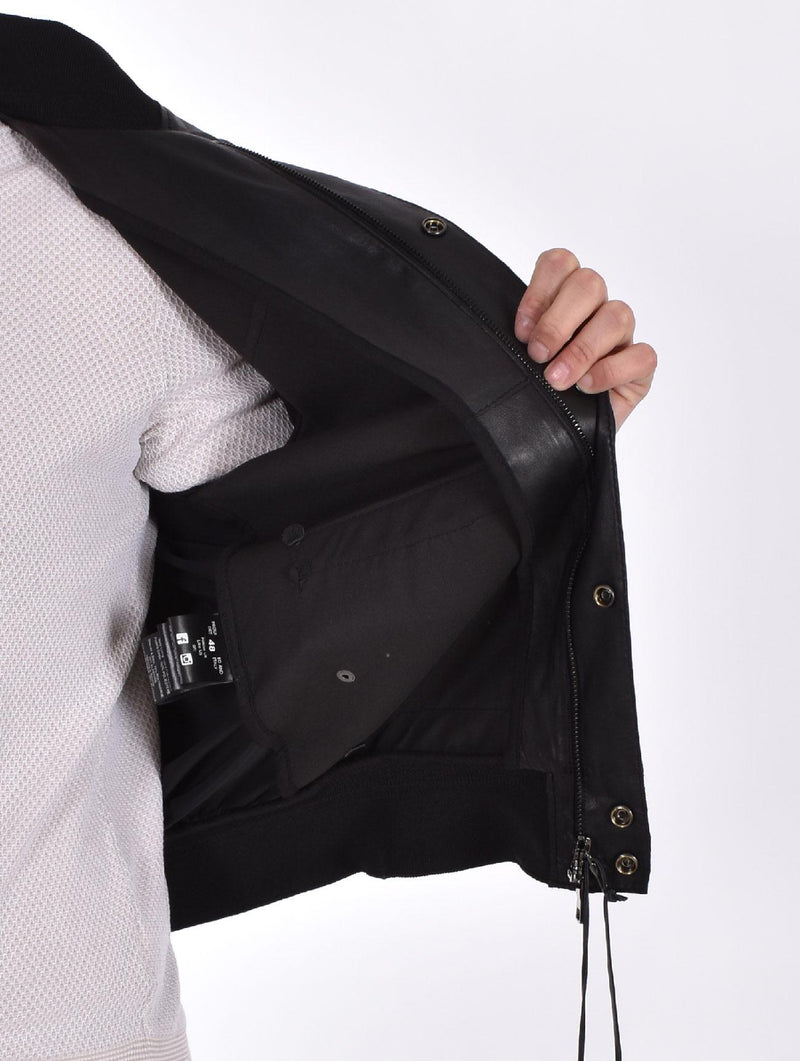 Giubbino The Jack Leather Titano nero 