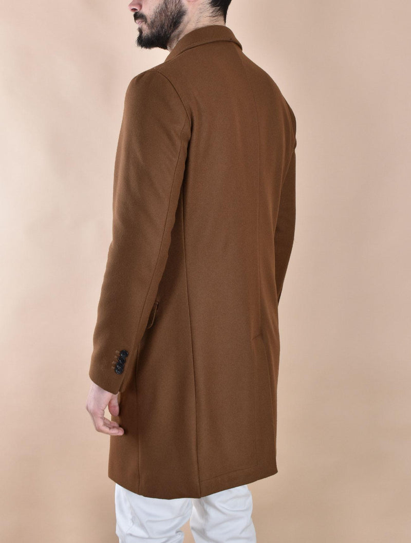 Cappotto Outfit Italy cacao K00601 OUTFIT ITALY