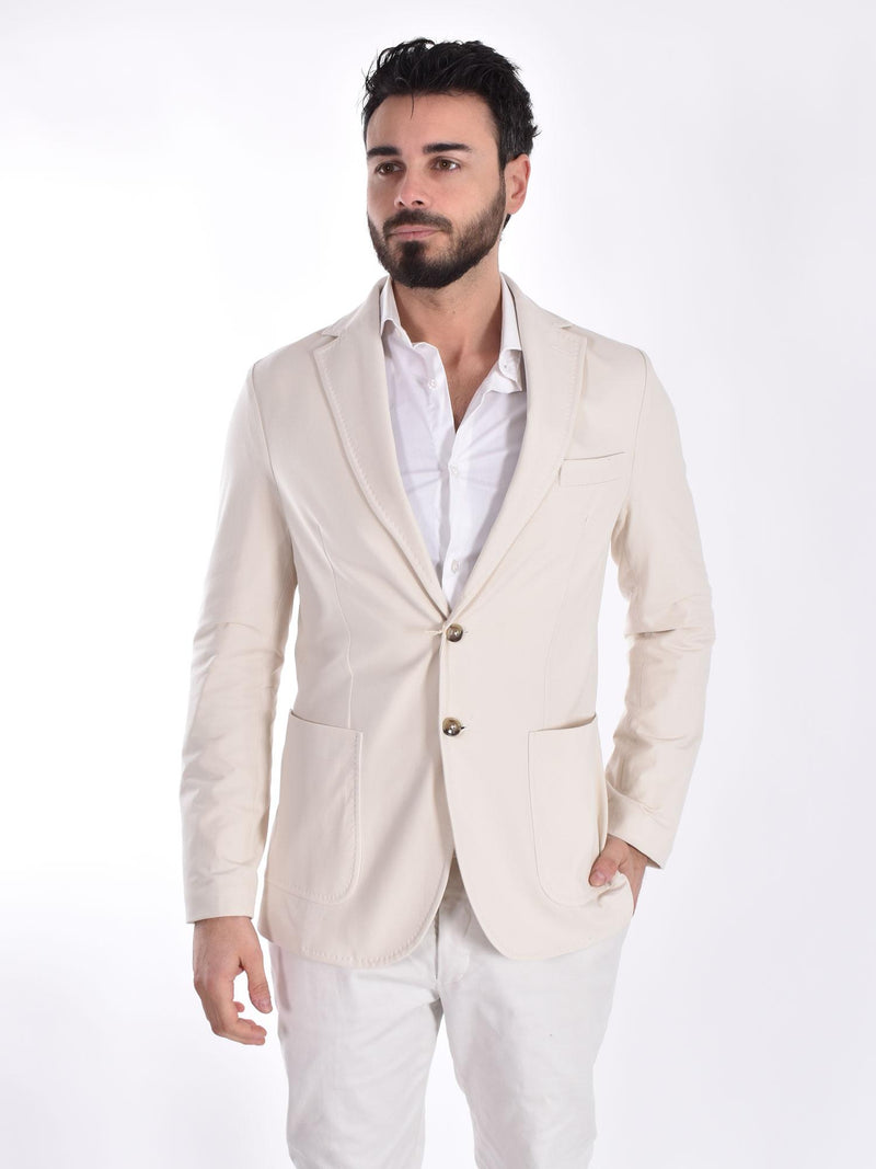 Giacca Circolo 1901 jersey stretch panna 