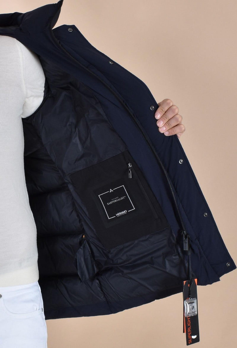 Parka Heskimo piumino blu superlight 44001901 HèSKIMO