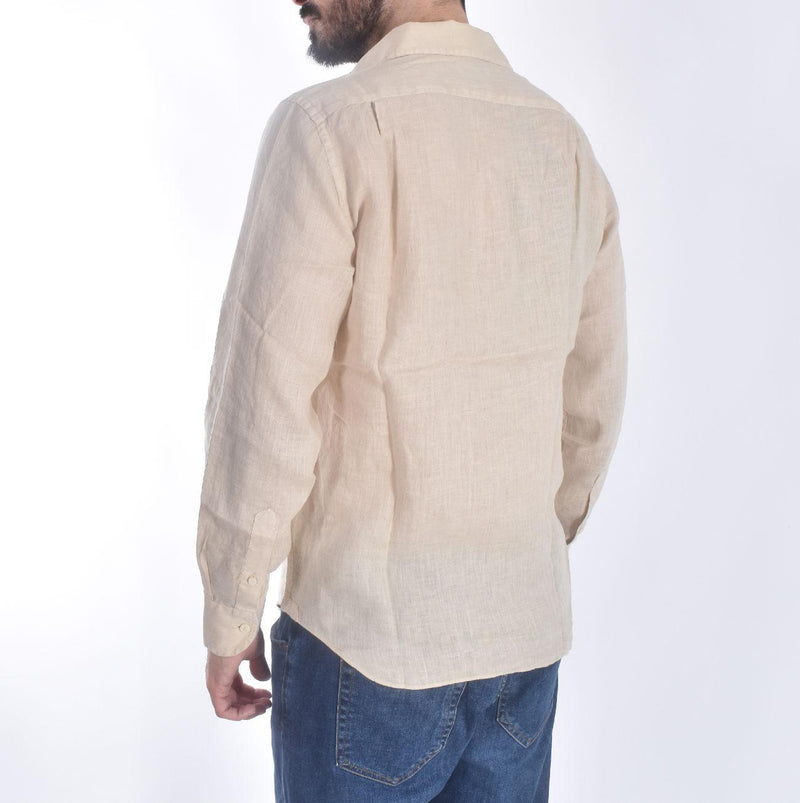 Camicia Mc2 Saint Barth Raphael beige lino 