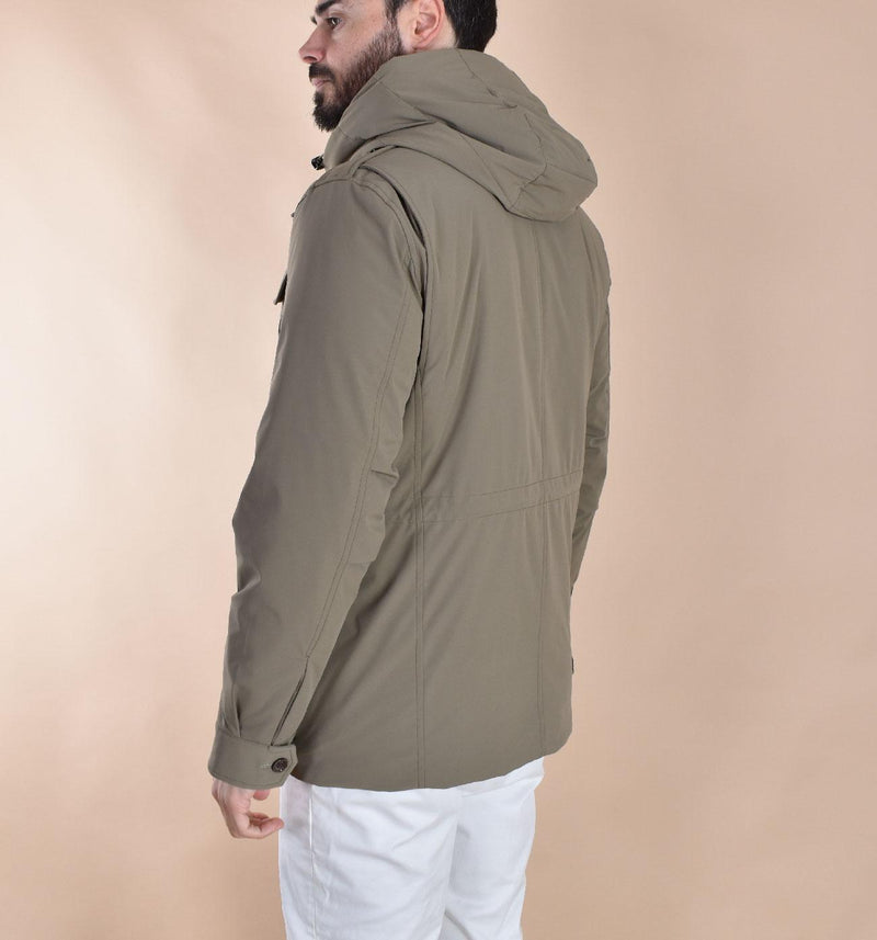Giubbotto Onthebund field jacket verde muschio 