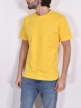 T-shirt Mc2 Saint Barth Dover arancio logo DOVER91 MC2 SAINT BARTH