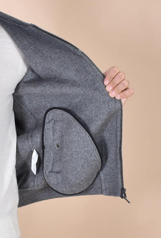 Giubbotto Mc2 Saint Barth Camden lana college grigio CAMDEN15 MC2 SAINT BARTH