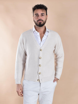 Cardigan Officina 36 bianco burro AR4001 OFFICINA 36